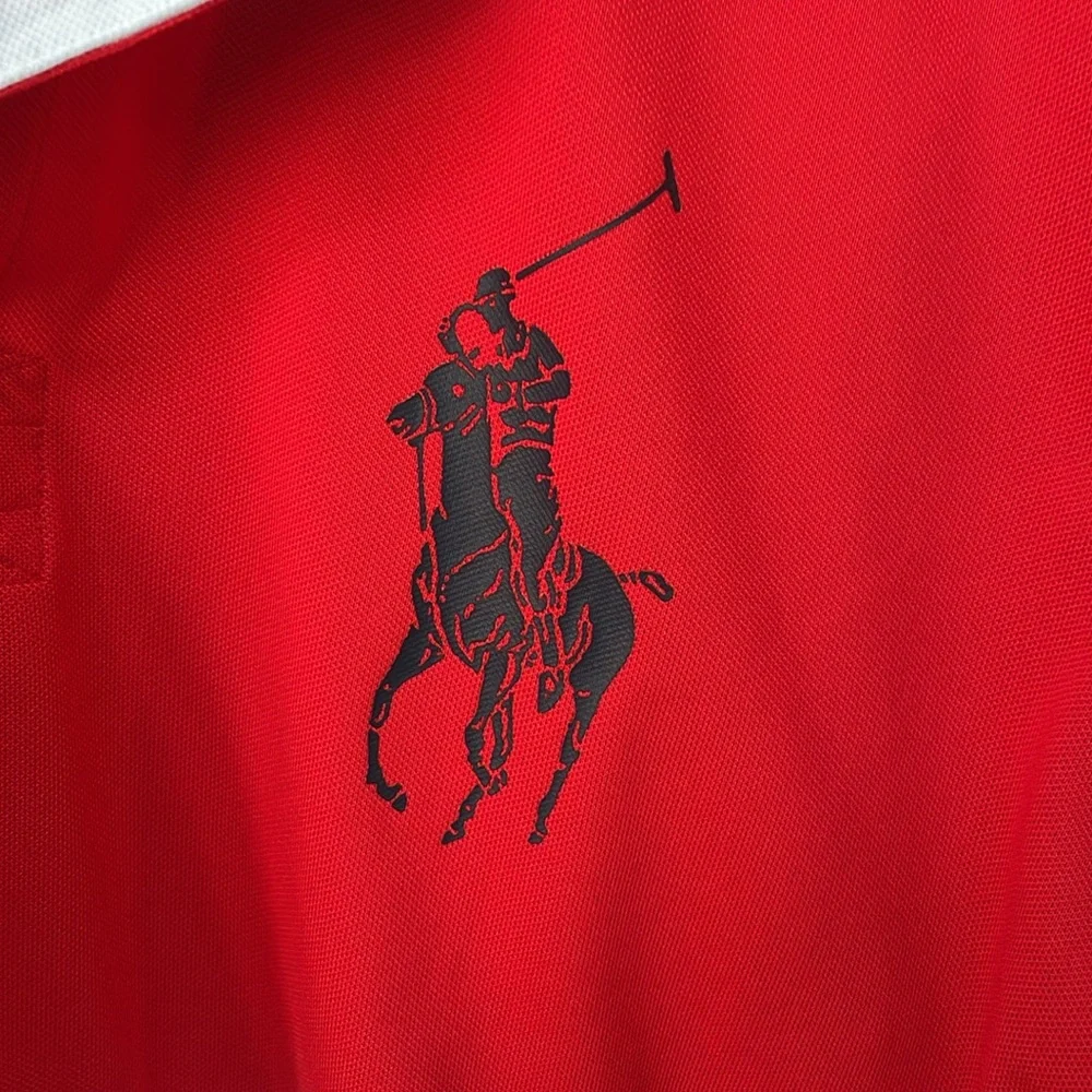 Polo Ralph Lauren Football Club Polo Shirt Mens XXL PRLFC Collared USA S…